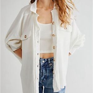 FP One Scout Jacket in White, Size Medium